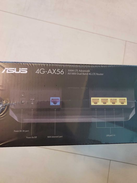 Router wireless Asus 4G-AX56 Ax1800 dual band wifi 6 4G LTE Nou