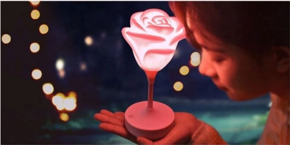 Сенсорный ночник Роза