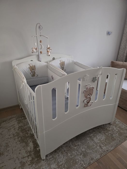 Pătuț  bebe gemenii