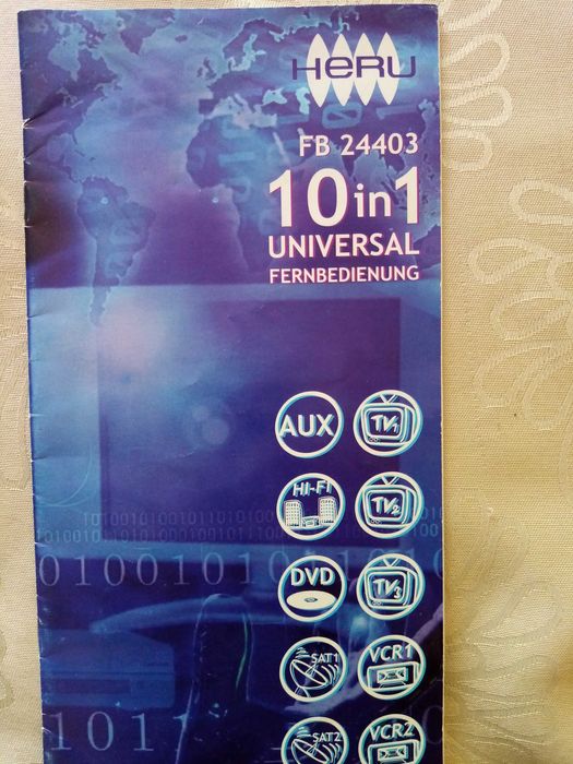 Vand un set de doua telecomenzi universale HERU, 10 in 1