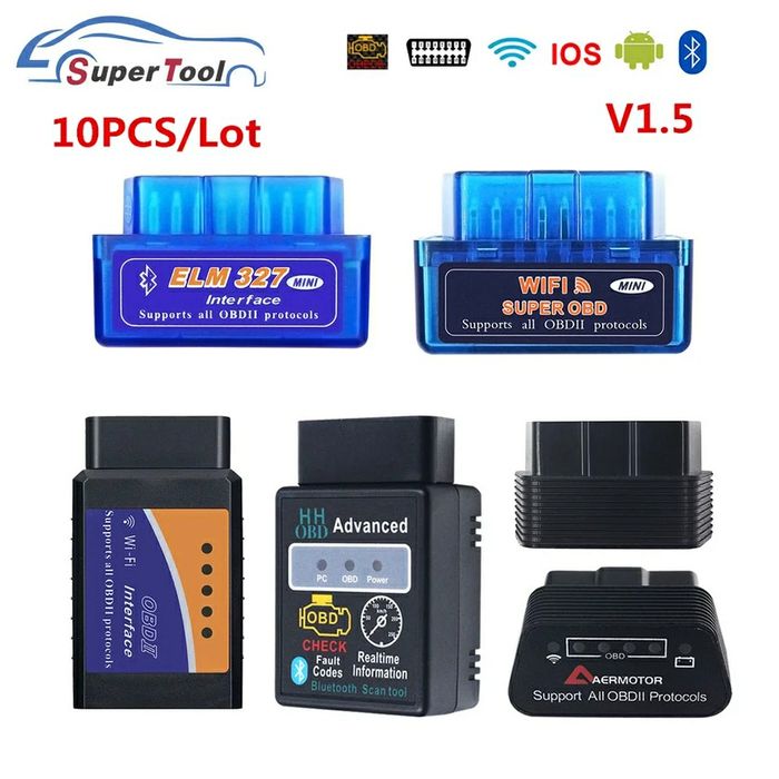 Автосканер Elm 327 OBDII адаптер для диагностики авто