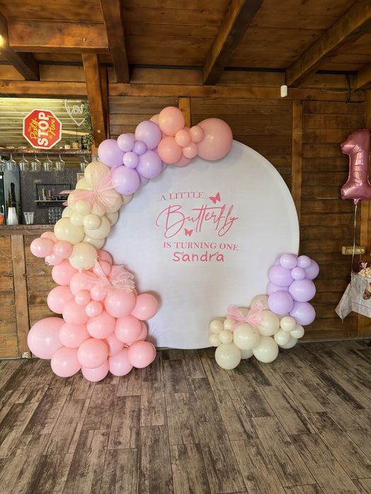 Arcade si aranjamente baloane-nunti, botez, gender reveal, baby shower