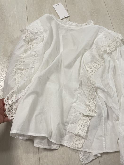 Camasa Mango S dantela bumbac livrare gratuita