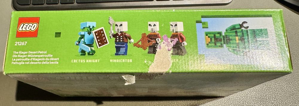 LEGO Minecraft: Patrula Illager de desert 21267 sigilat
