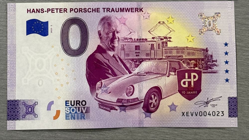 Сувенирни Нулево  евро  0 банкноти Порше  БМВ и други
