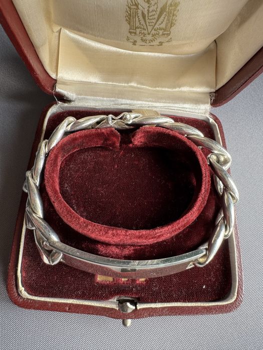 Bratara masiva din argint