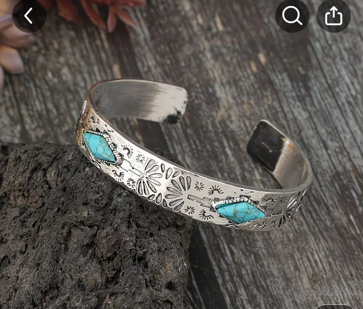 Елегантен Комплект Бижута: Обеци и Колие от Цинкова Сплав с Синьо-Лила