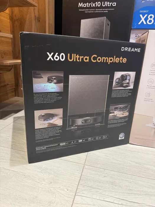 Робот-пылесос Xiaomi Dreame X60 Ultra Complete White & Black