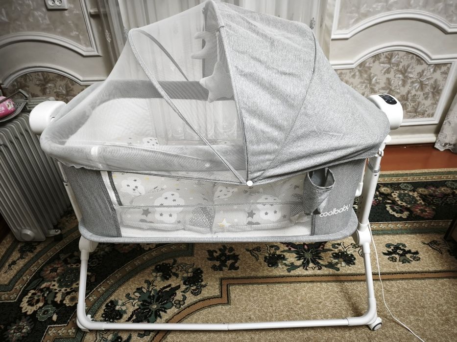 Кроватка для новорожденного с электро качанием