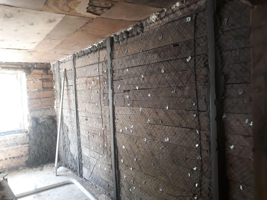 Штукатурка стен ,Отделка