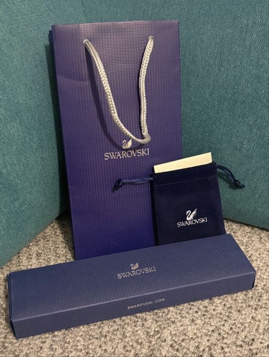 Bratara Swarovski Tennis Matrix Albastră