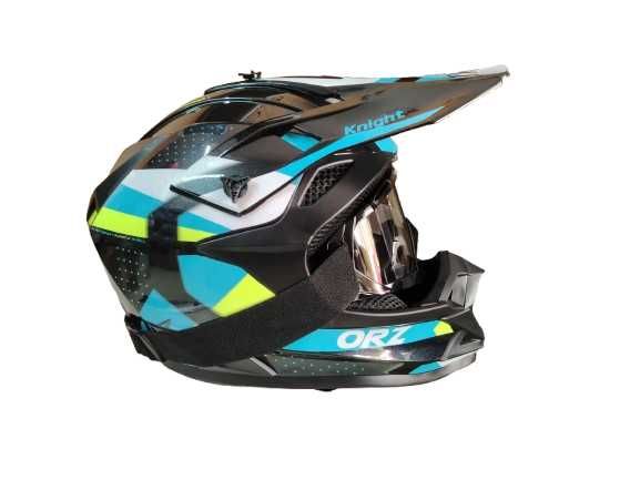 Каска Крос/Атв/Мотор с Очила ORZ комплект 4-ри цвята