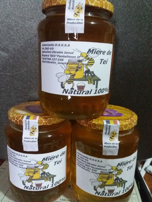 Apicultor vând miere de albine 100% naturala