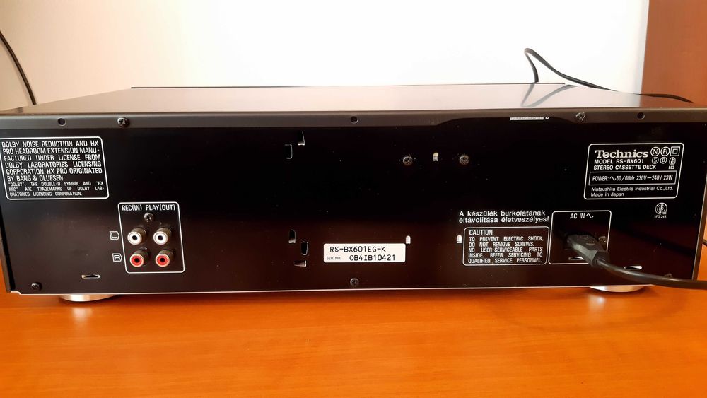 Deck Technics RS BX601 cu 3 capete + casete audio BASF CHROME BONUS