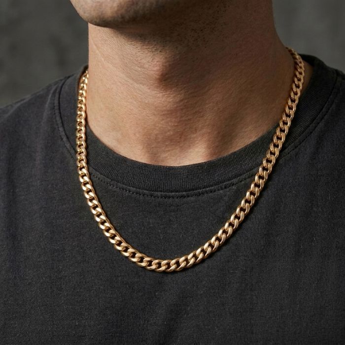 Lant aur 14k model cuban