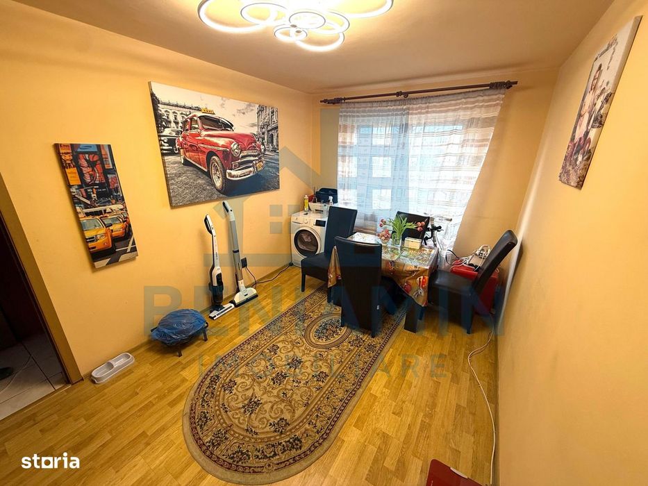 3 camere - etaj 3 - 41mp - centrala - Florilor