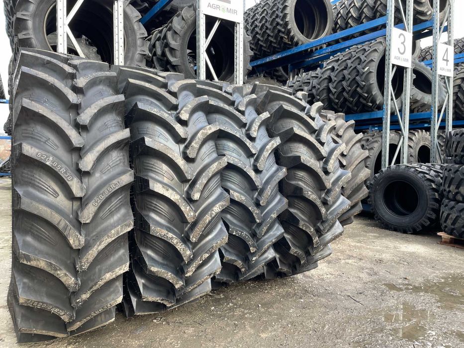 Anvelope noi 520/85R38 radiale pentru tractor FENDT spate marca OZKA