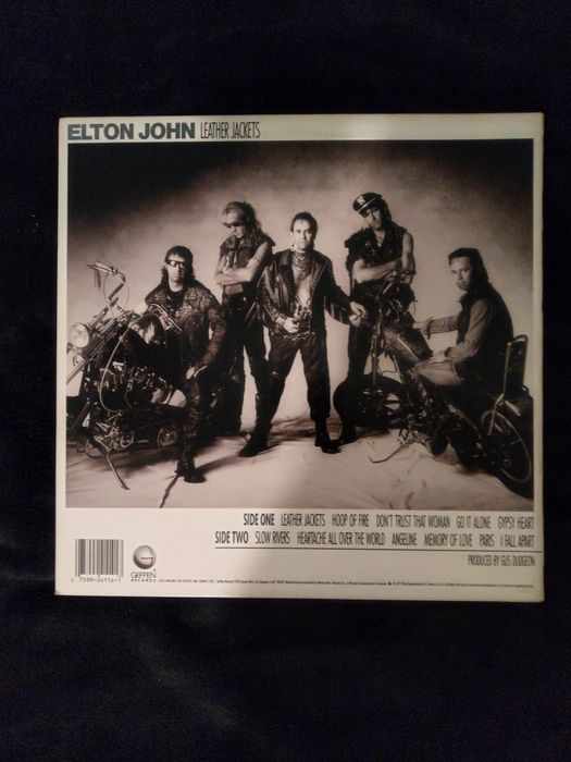 Грамофонна  плоча  Elton John  Leather  Jackets