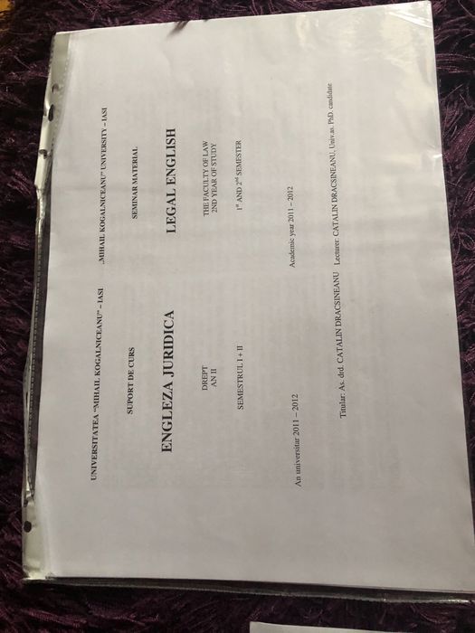 Materiale traduceri juridice GRATUITE