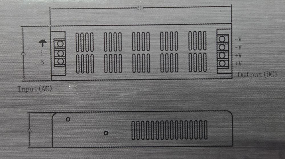 Sursa de Alimentare 12V,  33A,  400W, IP 20  Sursa Alimentare Pentru 90 Metri Banda Led  Produs  Nou  In  Ofertă