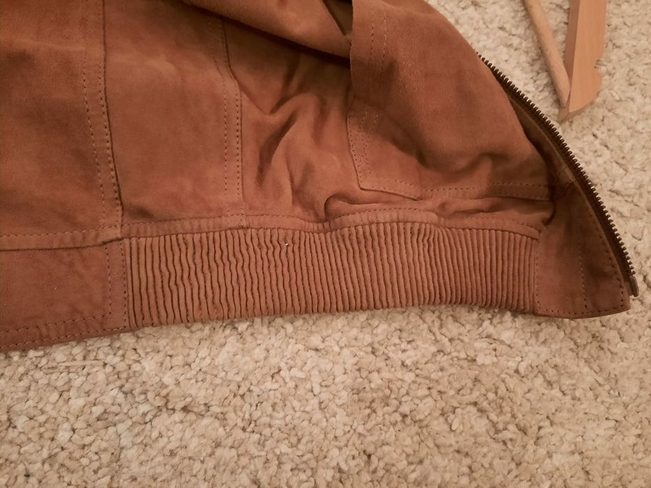 Vand geaca piele întoarsă Massimo Dutti