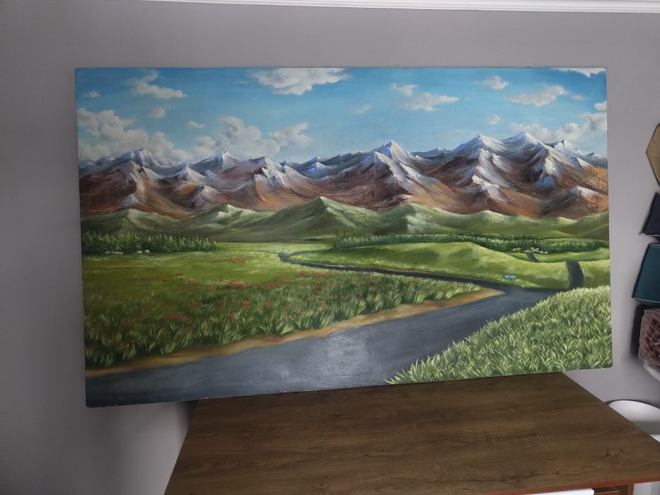 Картина живопись 200:120 см