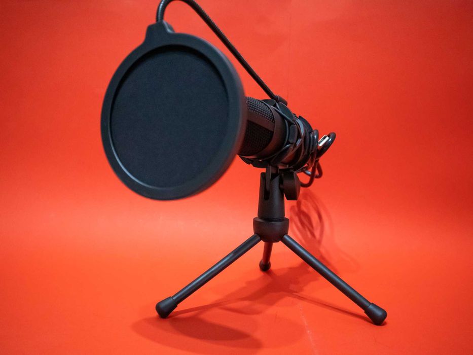 Sandberg Condenser USB Microphone 126-09 Кондензаторен Студиен Микрофон Стрийм Гейминг PC