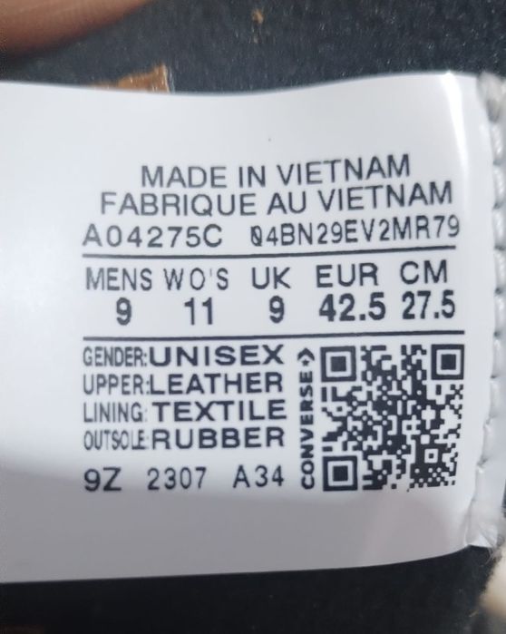 Ghete Converse Nr 42