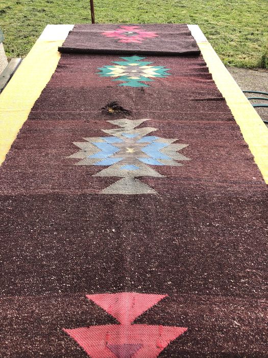 Тъкани черги и покривка