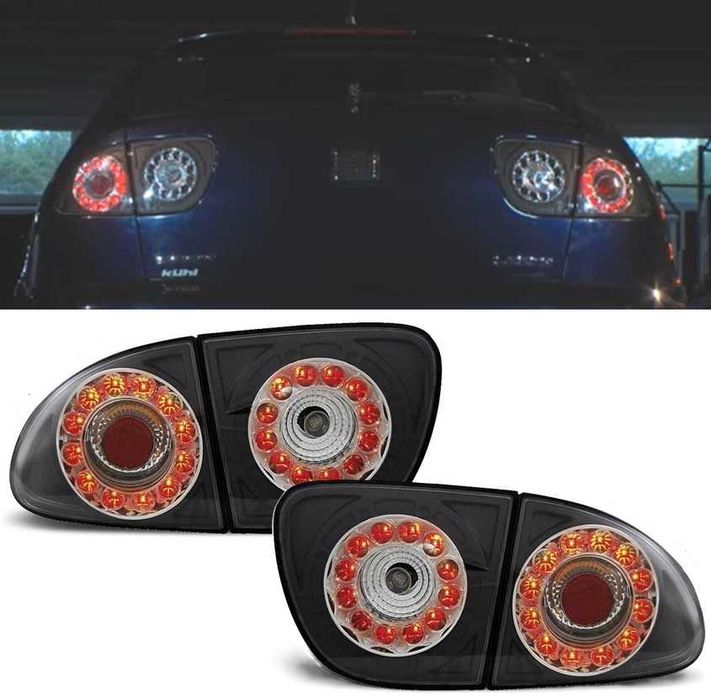 Лед стопове Сеат Леон 1м Тунинг Черни Спортни Seat Leon 1M Диодни