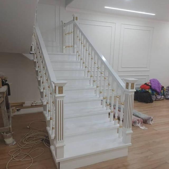 Изготовление деревянных лестниц