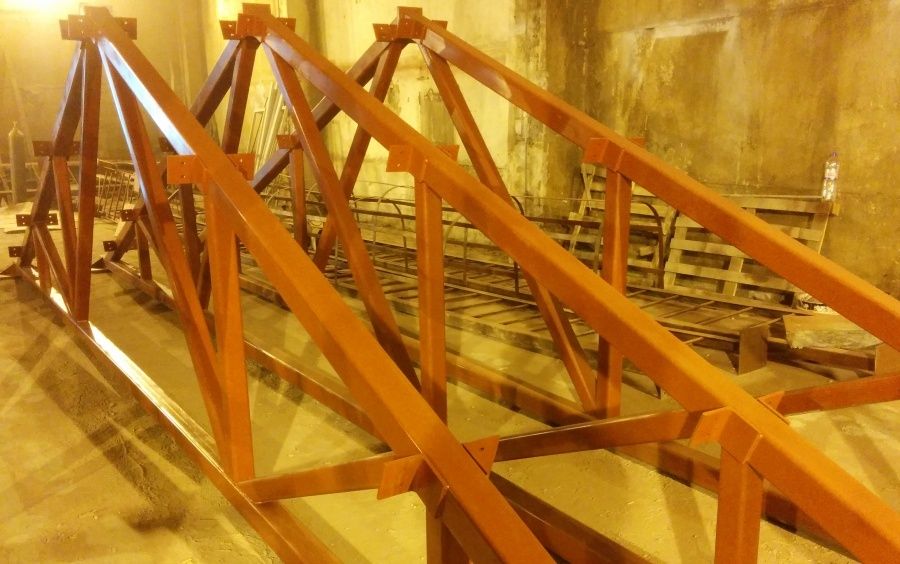 Ферма металлоконструкця сварка, сэндвич панели