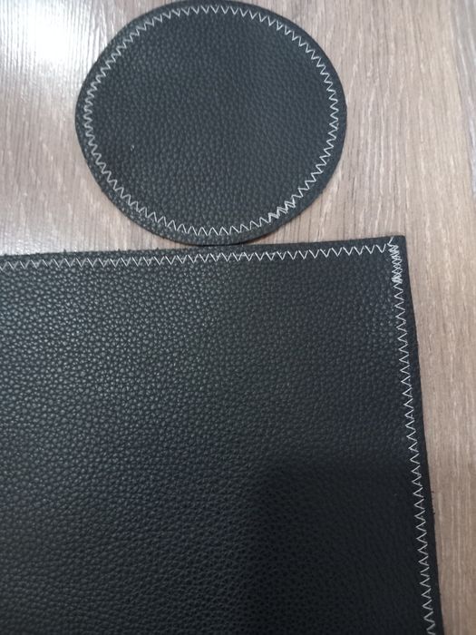 Подложки за чинии и чаши от естествена кожа