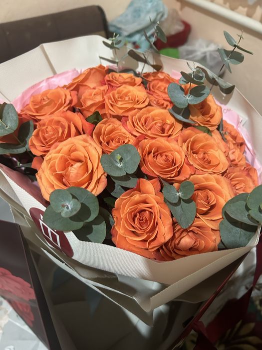 Цветы букет, и в корзинке