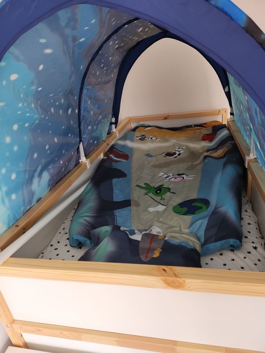 Pat reversibil Kura de laIkea cu saltea