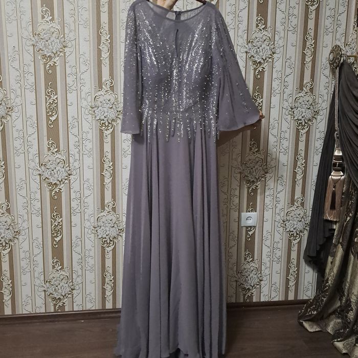 Нежное вечернее платье длинное, nafis oqshom ko'ylagi uzun