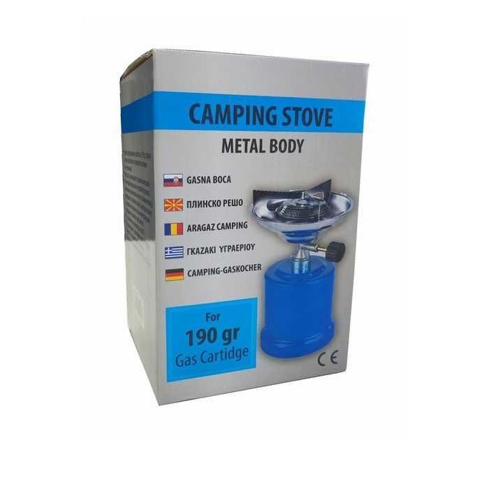 Преносим газов котлон с метално тяло 001