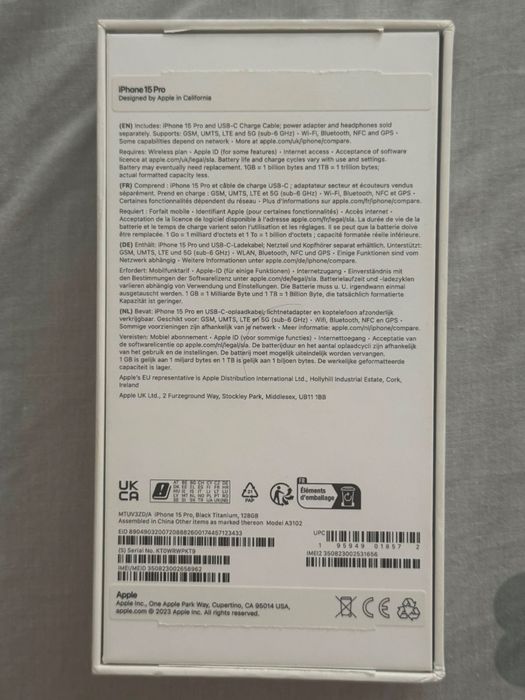 Iphone 15 pro 128gb