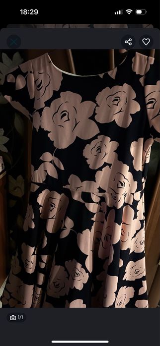 платье в цветочек