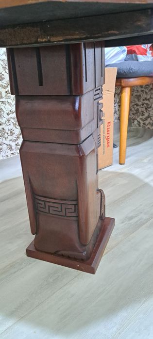 Дървена маса за шах