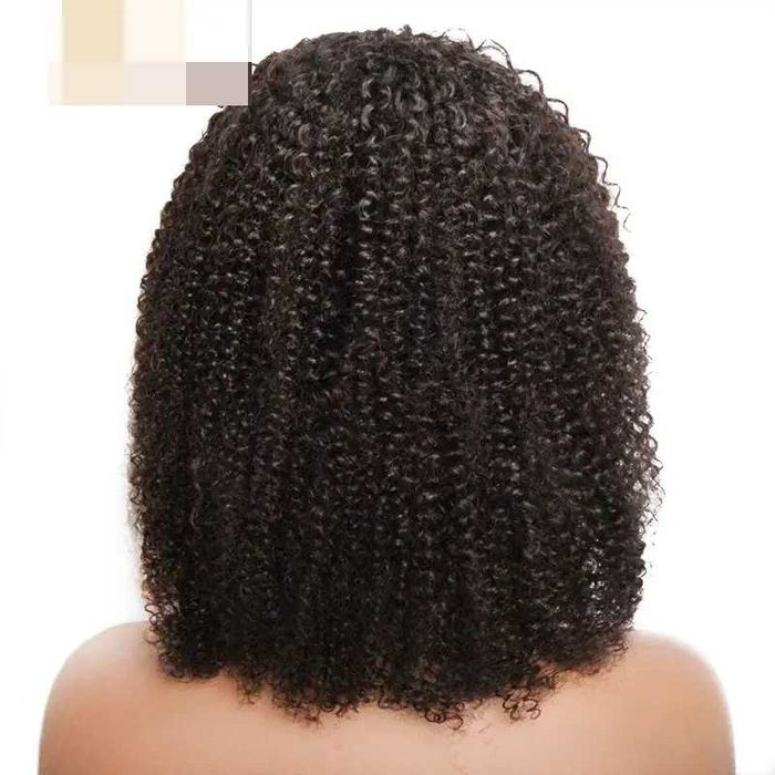 Къса афро къдрава естествена перука