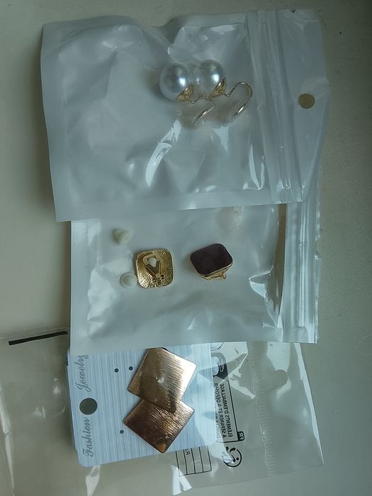 Серьги клипсы бижутерия