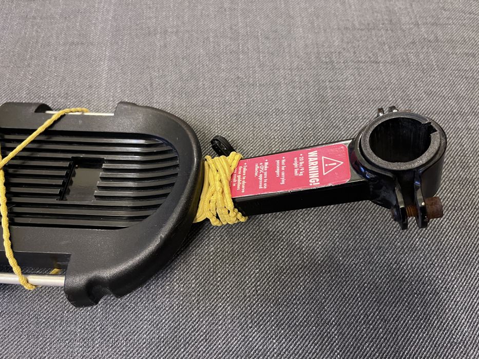 Portbagaj bicicleta pe tija de sa