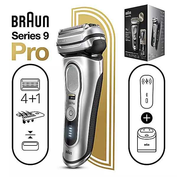 Электробритва Braun Series 9 Pro 9465cc со станцией smart и футляром
