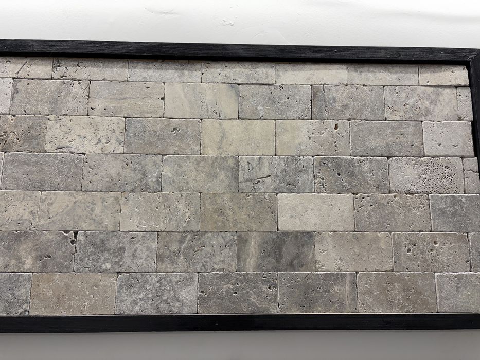 Travertin antichizat silver