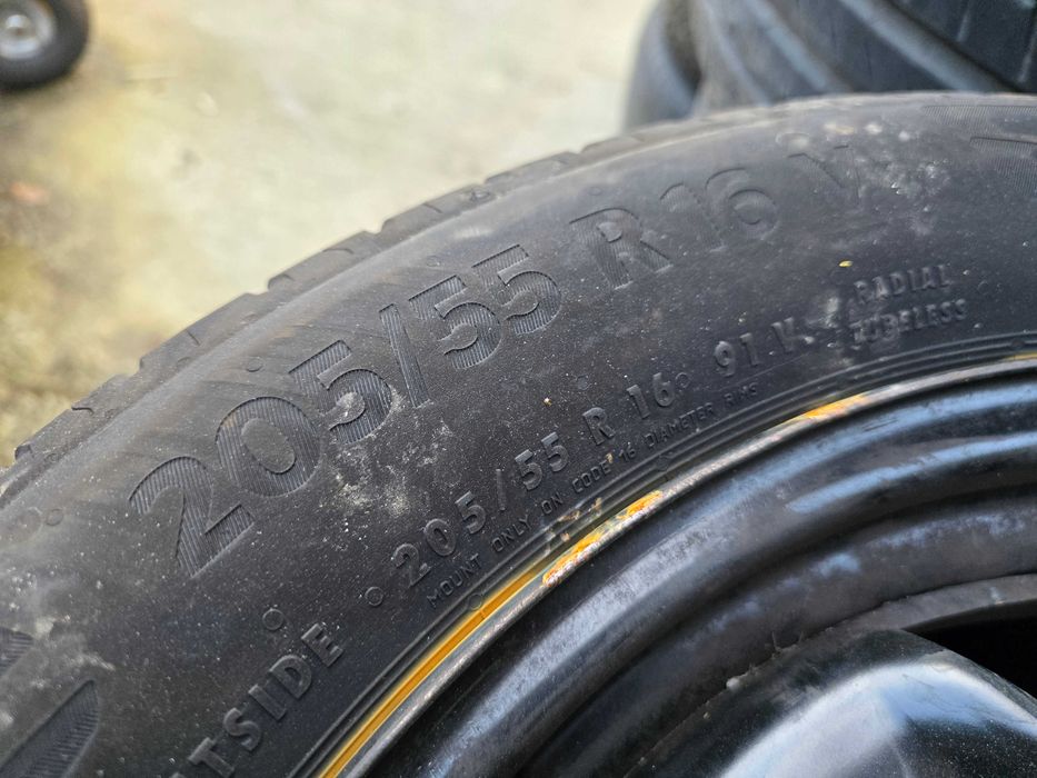 4бр Като нови летни гуми 205 55 16 - Continental