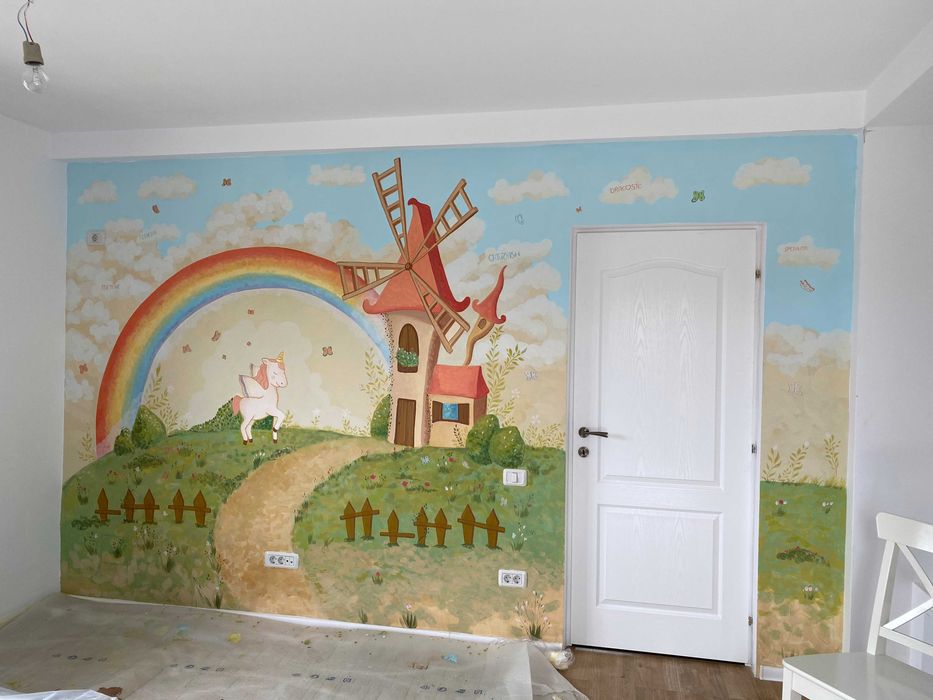 Pictura pe perete,  pentru copii