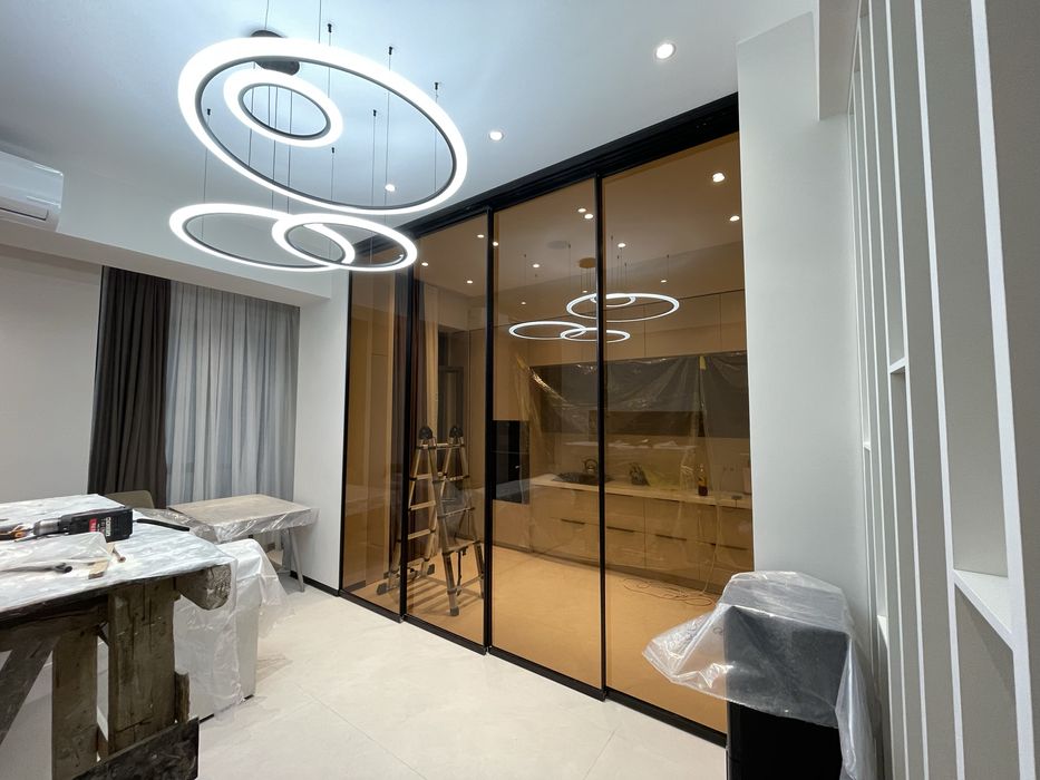 Лофт перегородки из алюминия