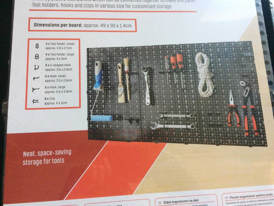 Organizator perete pentru scule