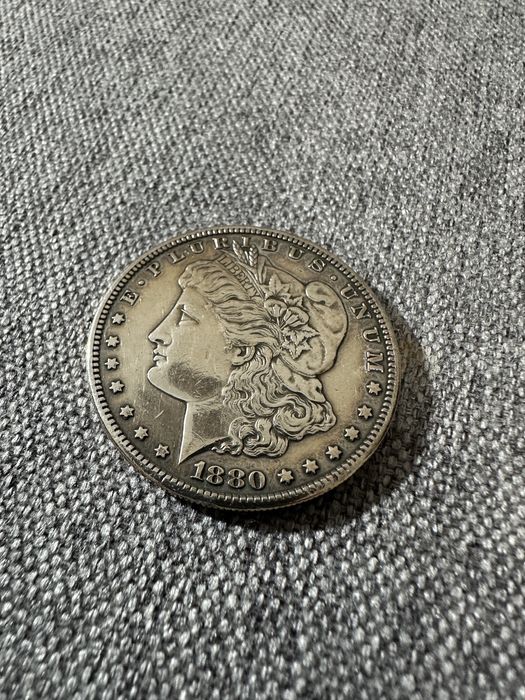 Moneda argint 1880 s Morgan dollar